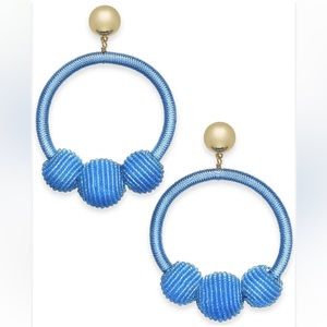 Kate Spade Drop Hoop Earrings